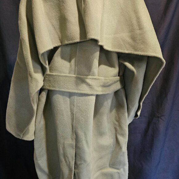 NWT NAP Oversized Olive Wool/Alpaca Long Coat - Picture 3 of 4